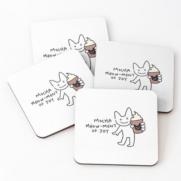 Item preview, Cute Coffee Cat Sticker | White Cat Frappuccino | Cozy Café Kawaii Illustration designed and sold by lazydayz16.