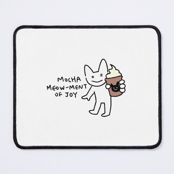 Item preview, Cute Coffee Cat Sticker | White Cat Frappuccino | Cozy Café Kawaii Illustration designed and sold by lazydayz16.