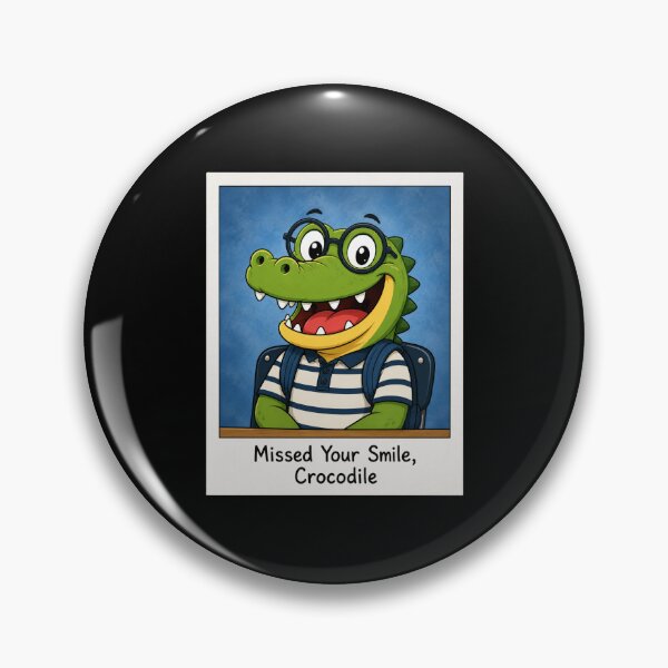Item preview, Missed Your Smile Crocodile Back To School Class Photo Polaroid designed and sold by GibasVisuals.