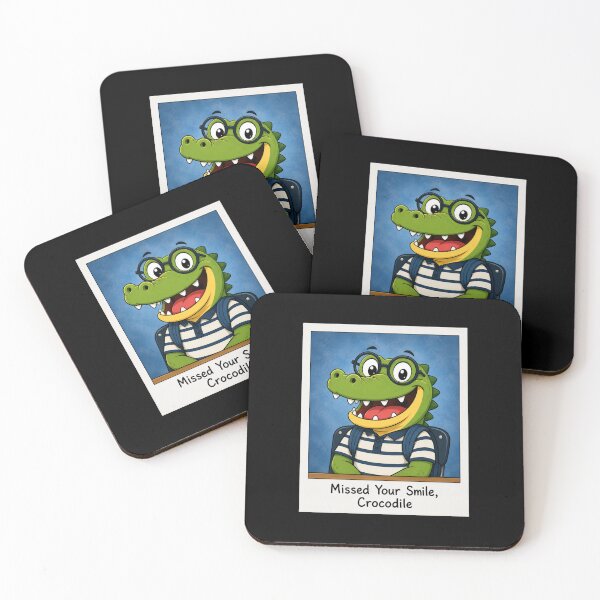 Item preview, Missed Your Smile Crocodile Back To School Class Photo Polaroid designed and sold by GibasVisuals.