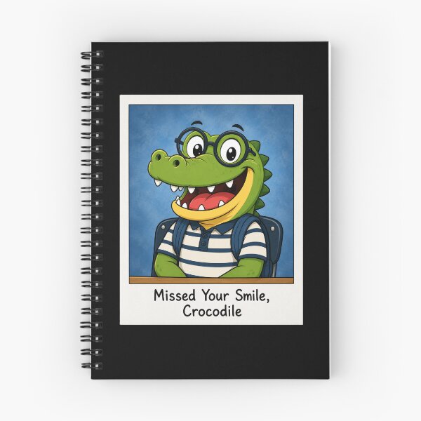 Item preview, Missed Your Smile Crocodile Back To School Class Photo Polaroid designed and sold by GibasVisuals.