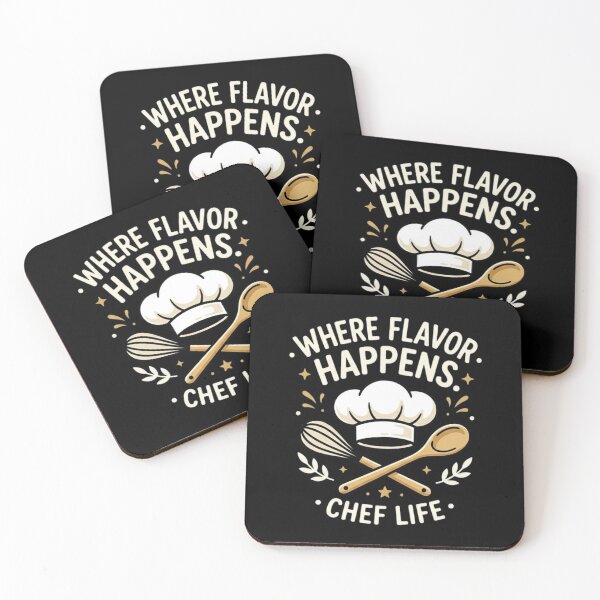 Item preview, Where Flavor Happens - Chef Life Culinary Cooking designed and sold by Unique Gifts For Your Profession!.