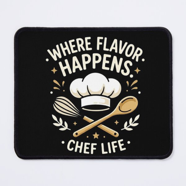 Item preview, Where Flavor Happens - Chef Life Culinary Cooking designed and sold by Unique Gifts For Your Profession!.
