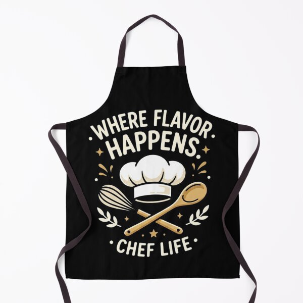 Item preview, Where Flavor Happens - Chef Life Culinary Cooking designed and sold by Unique Gifts For Your Profession!.