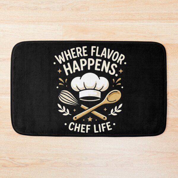Item preview, Where Flavor Happens - Chef Life Culinary Cooking designed and sold by Unique Gifts For Your Profession!.