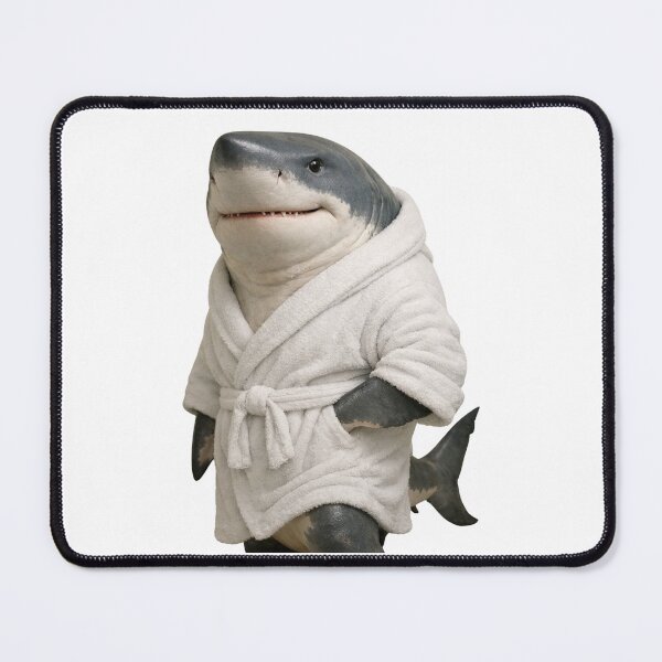 Item preview, Bathrobe Megalodon designed and sold by Sillytoe.
