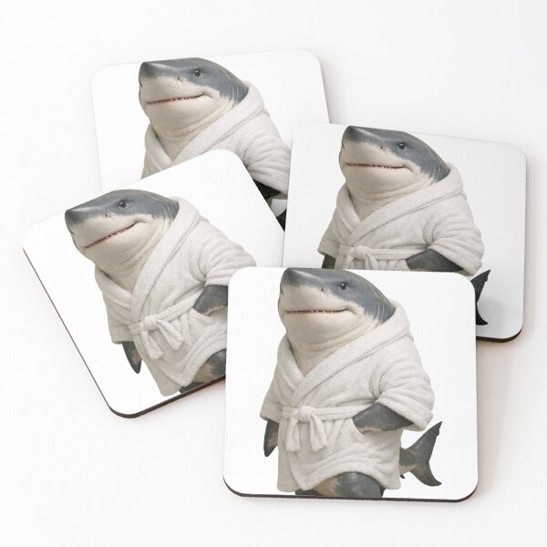 Item preview, Bathrobe Megalodon designed and sold by Sillytoe.
