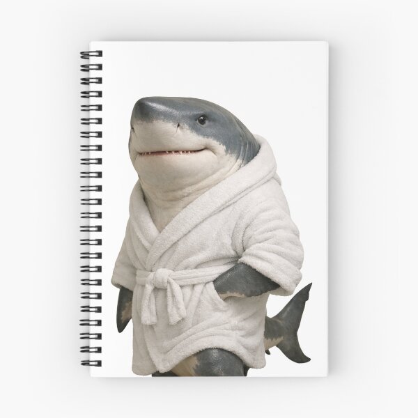 Item preview, Bathrobe Megalodon designed and sold by Sillytoe.