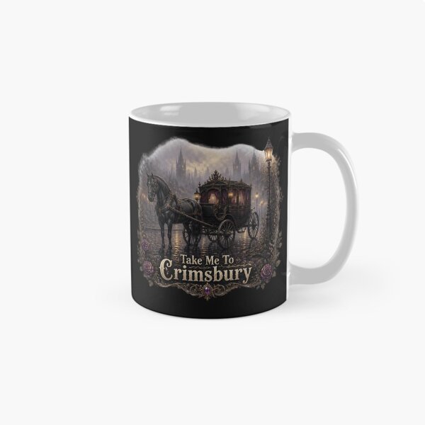 Item preview, Take Me to Crimsbury | Gothic Horse & Carriage Victorian Art designed and sold by FogandFinch.
