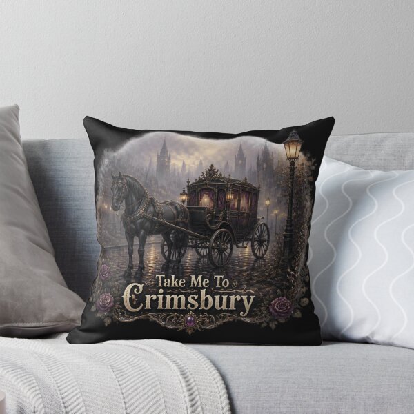 Item preview, Take Me to Crimsbury | Gothic Horse & Carriage Victorian Art designed and sold by FogandFinch.