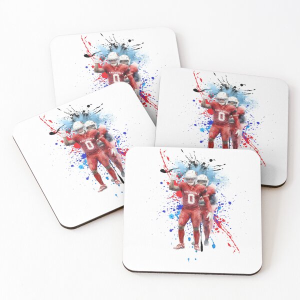 Item preview, Arizona Football Player Watercolor Splash Art designed and sold by Turnersports.
