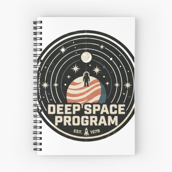 Item preview, deep space program Retro Vintage Minimalist Graphic designed and sold by Probably Fine.