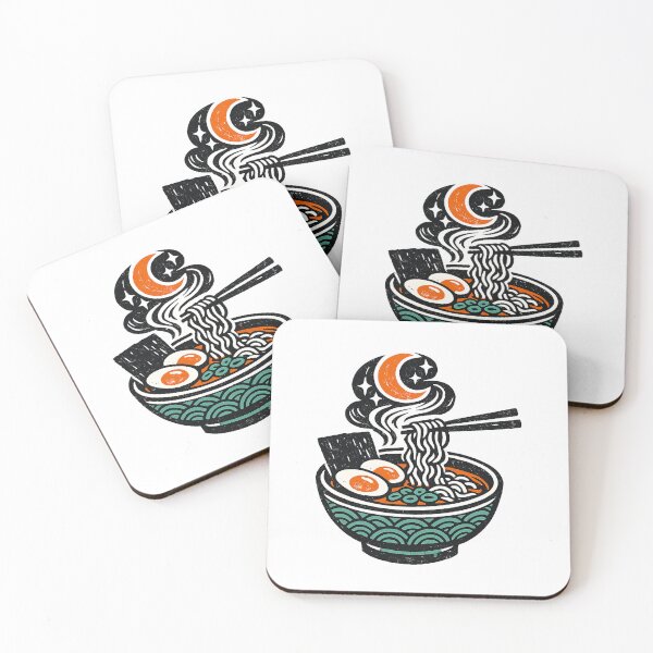 Item preview, Midnight Ramen Bowl With Crescent Moon Steam designed and sold by eignvalue.
