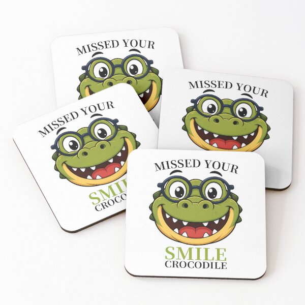 Item preview, Missed Your Smile Crocodile Back To School Teacher Illustration designed and sold by GibasVisuals.
