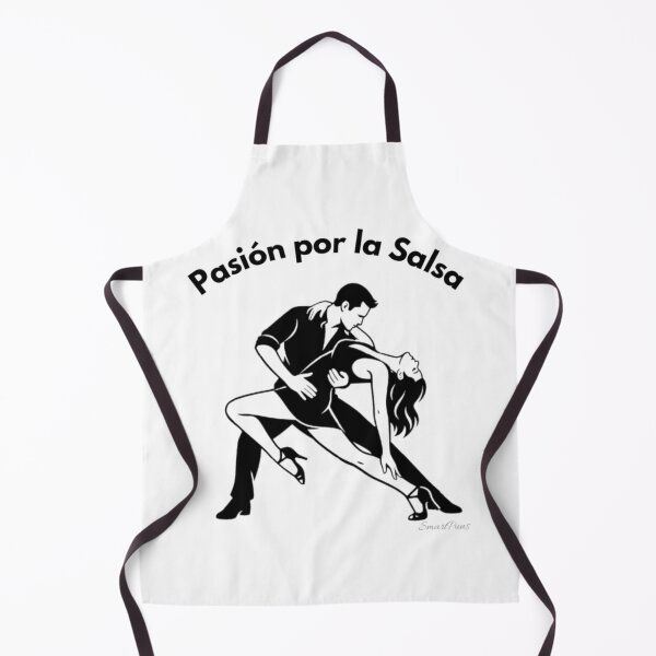 Item preview, Pasión por la Salsa – Minimalist Black and White Salsa Dance Couple, Elegant Deep Dip Silhouette, Latin Ballroom Dancers Apparel Graphic Sticker designed and sold by SmartPuns.