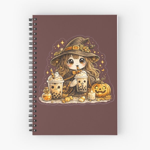 Item preview, Bubble Tea Witch | Cute Halloween stickers designed and sold by Collins Design.