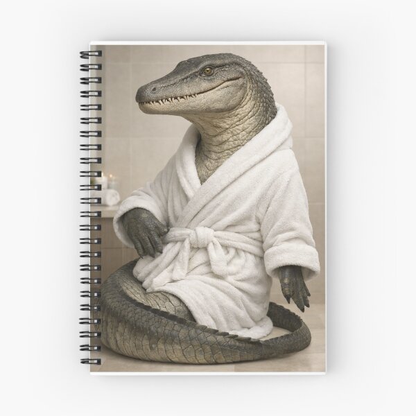 Item preview, Relaxing Bathrobe Mosasaurus designed and sold by Sillytoe.