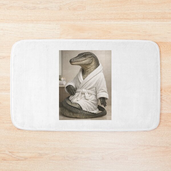 Item preview, Relaxing Bathrobe Mosasaurus designed and sold by Sillytoe.