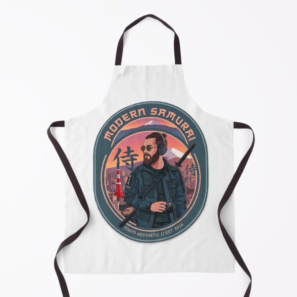 Item preview, Modern Samurai Tokyo Aesthetic – Cyberpunk Japanese Warrior designed and sold by Visual Chillout by GP .