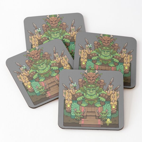 Item preview, The Goblin King on his Wooden Fantasy Throne  designed and sold by VoxelEstudi0nic.