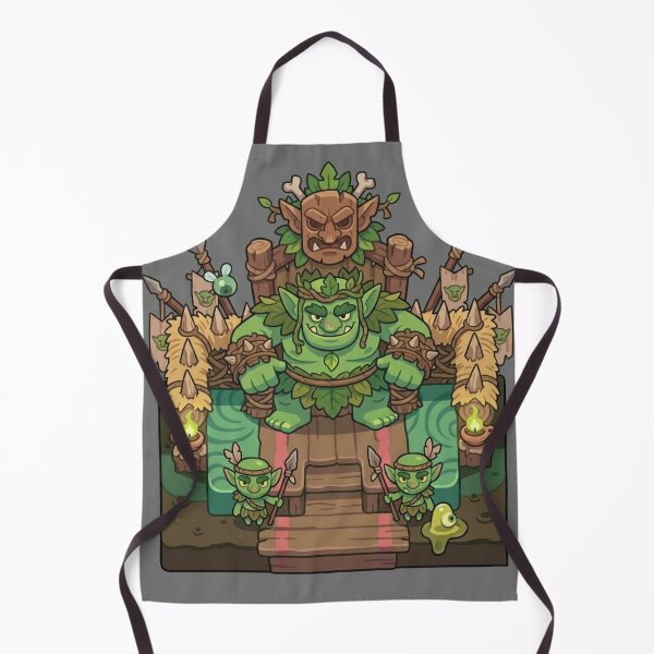 Item preview, The Goblin King on his Wooden Fantasy Throne designed and sold by VoxelEstudi0nic.