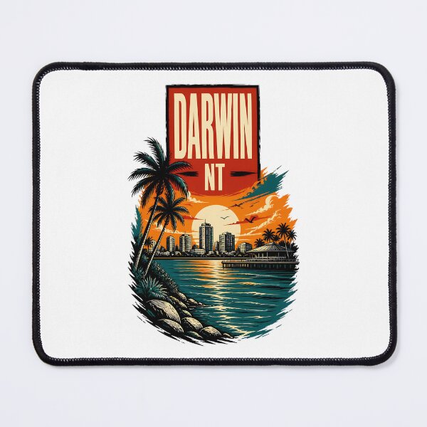 Item preview, Darwin Northern Territory Australia Vintage Travel Poster designed and sold by TravelersGems.