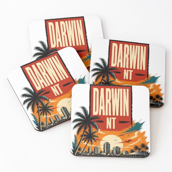 Item preview, Darwin Northern Territory Australia Vintage Travel Poster designed and sold by TravelersGems.
