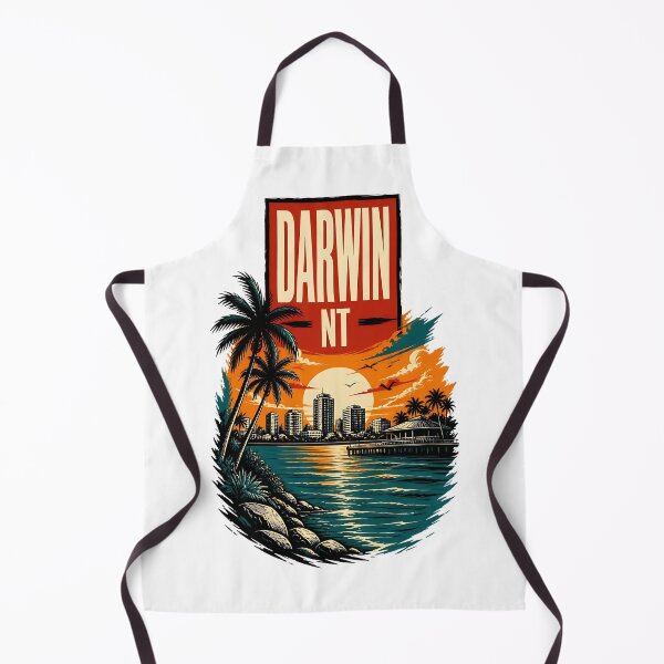 Item preview, Darwin Northern Territory Australia Vintage Travel Poster designed and sold by TravelersGems.