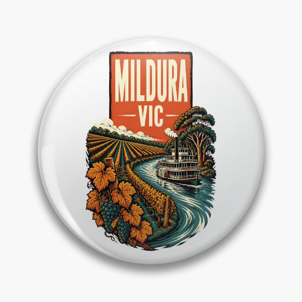 Item preview, Mildura Victoria Australia Vintage Travel Poster designed and sold by TravelersGems.