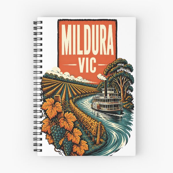 Item preview, Mildura Victoria Australia Vintage Travel Poster designed and sold by TravelersGems.