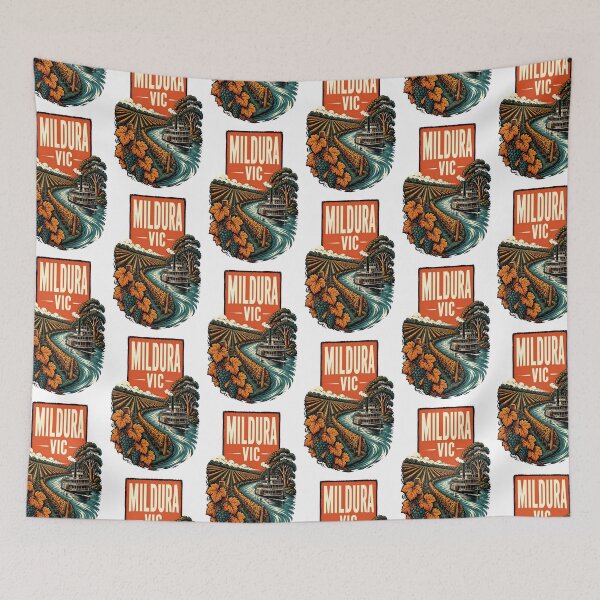 Item preview, Mildura Victoria Australia Vintage Travel Poster designed and sold by TravelersGems.