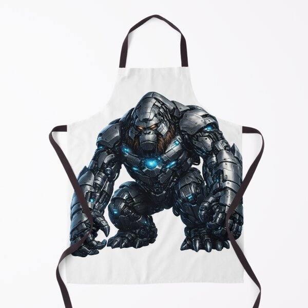 Item preview, Steel Orangutan V5 Elite – Premium Mechanical Orangutan | Industrial Mecha Ape | Futuristic Robotic Primate Art designed and sold by SteelCoat Studio.