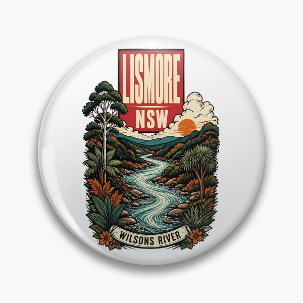 Item preview, Lismore New South Wales Australia Vintage Travel Poster designed and sold by TravelersGems.