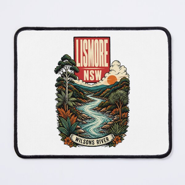 Item preview, Lismore New South Wales Australia Vintage Travel Poster designed and sold by TravelersGems.