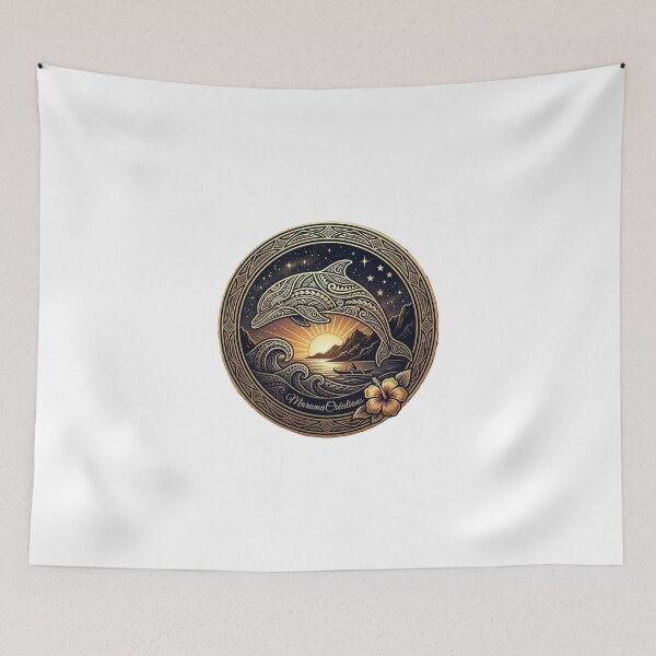 Item preview, Tribal Dolphin Polynesian Sunset designed and sold by Hawaii26.