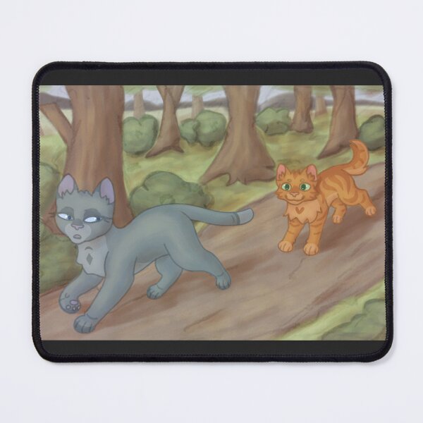 Item preview, Blue Star and Fire Paw - Fighting Felines designed and sold by HeneryettasArt.