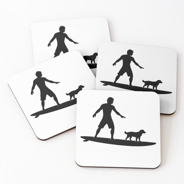 Item preview, Surf Dog goin left designed and sold by Mick G Designs.