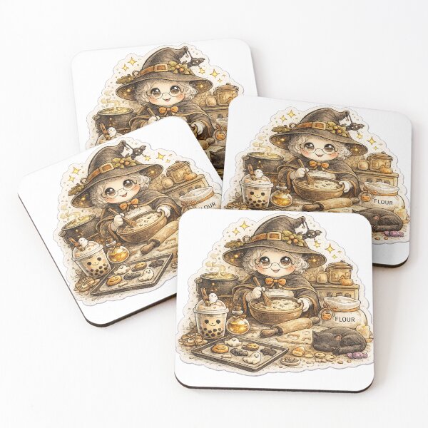 Item preview, Grandma Witch Baking Cookies | Cute Halloween stickers designed and sold by Collins Design.