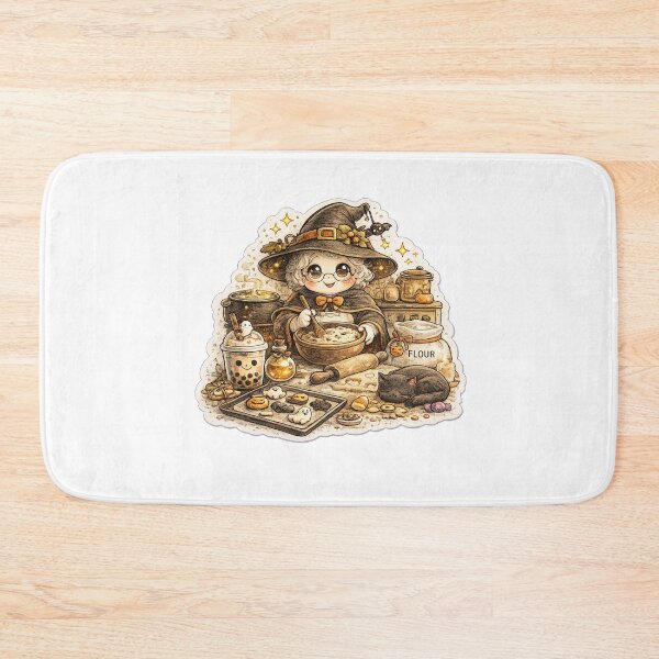 Item preview, Grandma Witch Baking Cookies | Cute Halloween stickers designed and sold by Collins Design.