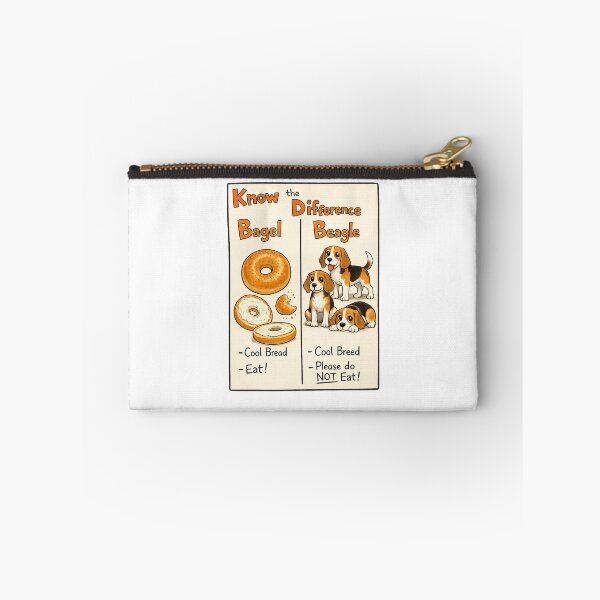 Item preview, Know the Difference: Bagel vs Beagle | Funny Dog Pun Cartoon T-Shirt designed and sold by tee snap.