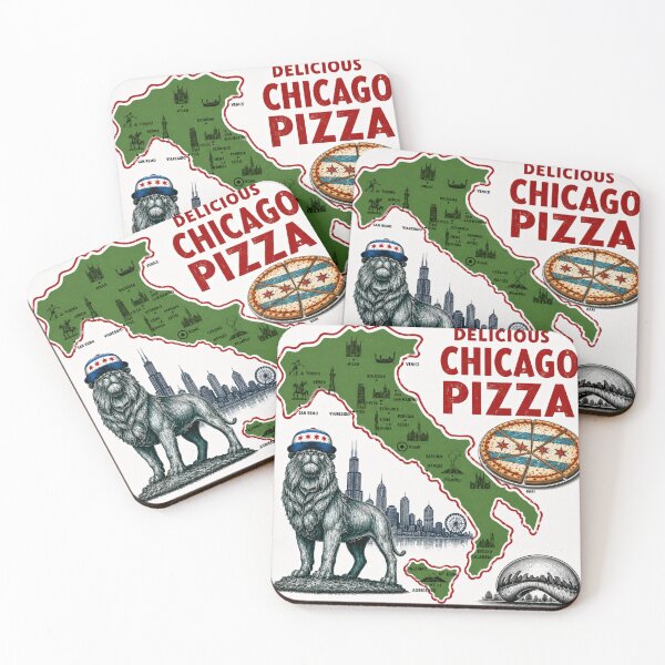 Item preview, Chicago Pizza Bag/Box Style Design designed and sold by Bigjohn1055.