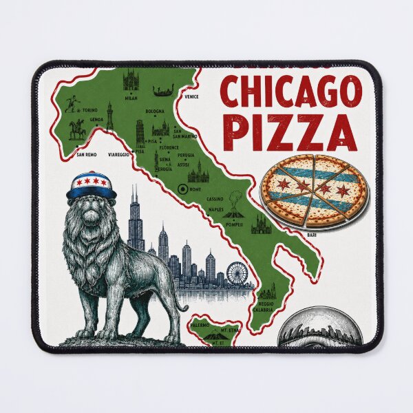 Item preview, Chicago Pizza Bag/Box Style Design designed and sold by Bigjohn1055.
