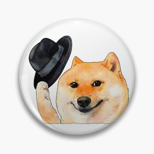 Item preview, Cheems with a hat waving meme designed and sold by Sommer Studio Designs.