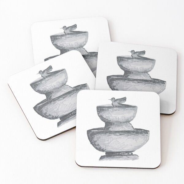 Item preview, Bird Fountain Gray Marker designed and sold by amnelson05.