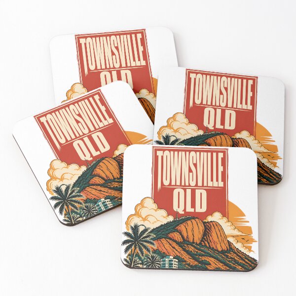 Item preview, Townsville Queensland Australia Vintage Travel Poster designed and sold by TravelersGems.