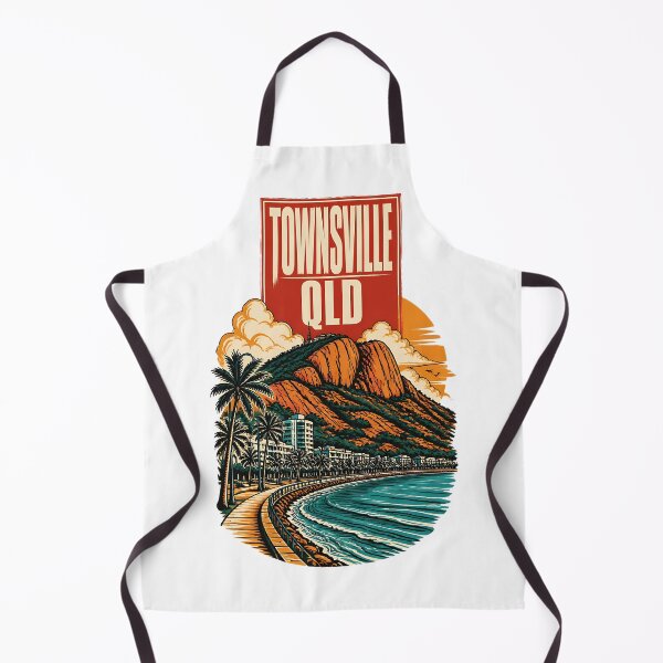 Item preview, Townsville Queensland Australia Vintage Travel Poster designed and sold by TravelersGems.