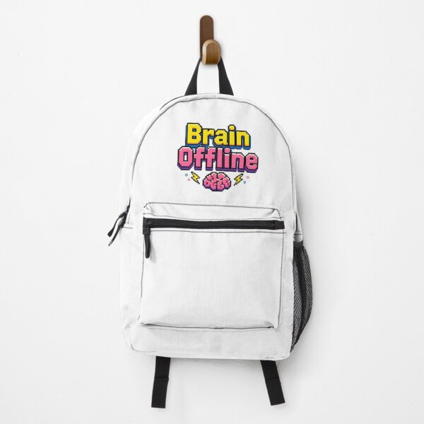 Item preview, Brain Offline Retro 90s Pixel Art Arcade Game Sticker designed and sold by crazyhome.
