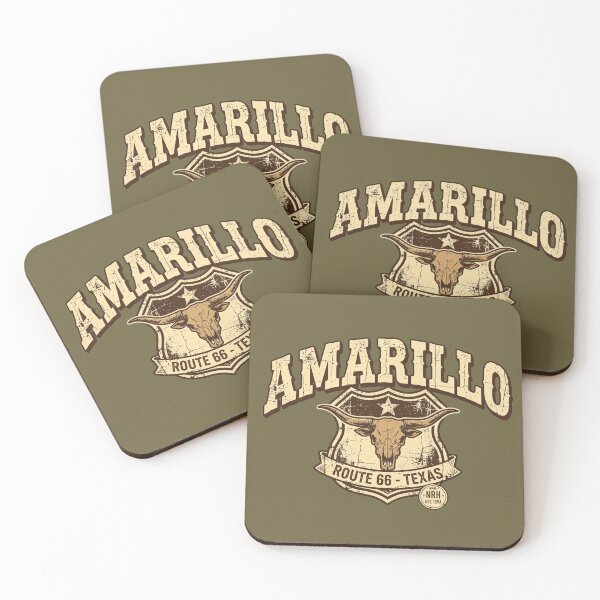 Item preview, Placa retro de Amarillo Ruta 66 Texas designed and sold by Normandy Road Heritage.