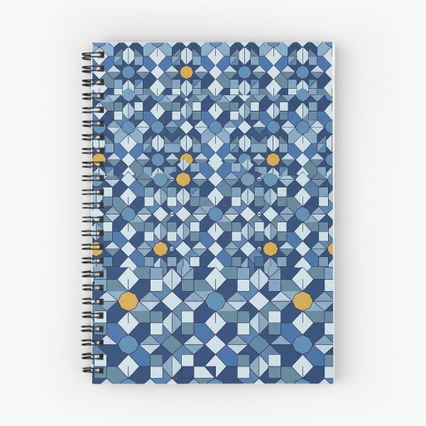 Item preview, Blue Geometric Mosaic Pattern for Modern Abstract Art Lovers designed and sold by TM DESIGNS AND MORE.