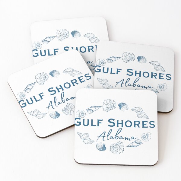 Item preview, Gulf Shores Alabama Seashell Wreath Design designed and sold by DonnaRaine.